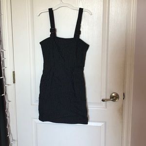 stipped body con dress